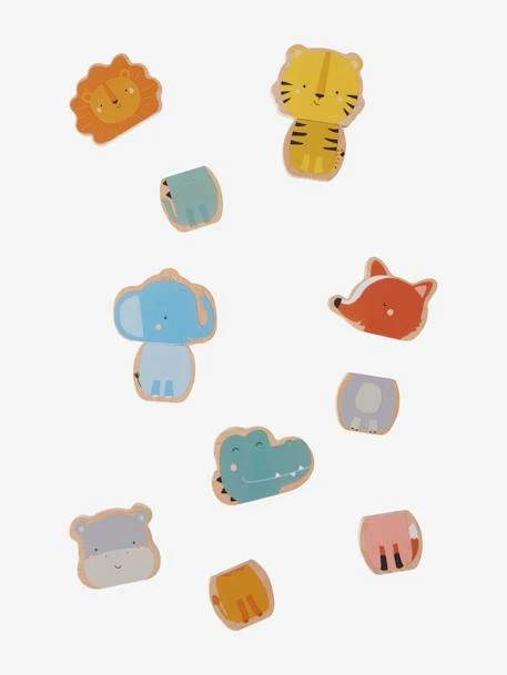 Animaux Magnétiques à Assembler En Bois FSC® Multicolore - Vertbaudet 2 Animaux Magnétiques à Assembler En Bois FSC® Multicolore - Vertbaudet – Image 2