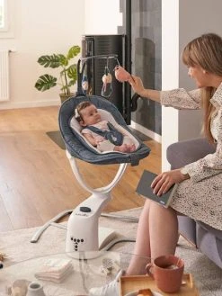 Balancelle BABYMOOV Swoon Motion Zinc - Babymoov -Boutique Ergobaby balancelle babymoov swoon motion 4
