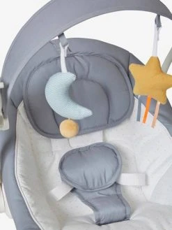 Balancelle Pliable Avec Arche De Jeux Vertbaudet Astro'Nef Gris Clair - Vertbaudet -Boutique Ergobaby balancelle pliable avec arche de jeux vertbaudet astronef 3