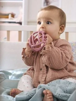 Balle Et Anneaux De Dentition En Silicone Multicolor - Vertbaudet -Boutique Ergobaby balle et anneaux de dentition en silicone 3