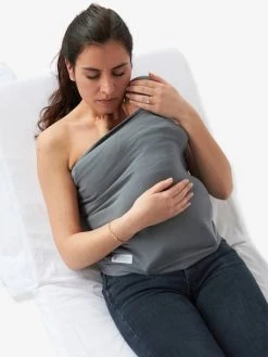 Bandeau Peau à Peau Tube S/M CANDIDE Gris - Candide 10 Bandeau Peau à Peau Tube S/M CANDIDE Gris - Candide -Boutique Ergobaby bandeau peau a peau tube sm candide 4