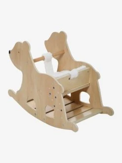 Bascule Ours Polaire En Bois FSC® Naturel - Vertbaudet -Boutique Ergobaby bascule ours polaire en bois fsc 3