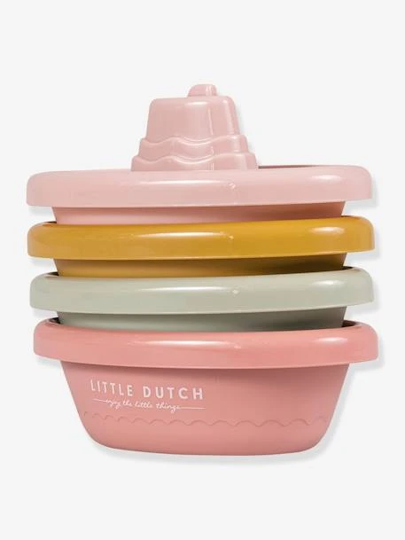 Bateaux De Bain à Empiler - LITTLE DUTCH Rose - Little Dutch 4 Bateaux De Bain à Empiler - LITTLE DUTCH Rose - Little Dutch – Image 4