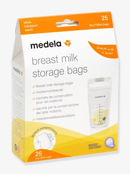 Boîte De 25 Sachets De Conservation Pour Lait Maternel Pump & Save MEDELA Transparent - Medela 2 Boîte De 25 Sachets De Conservation Pour Lait Maternel Pump & Save MEDELA Transparent - Medela – Image 2