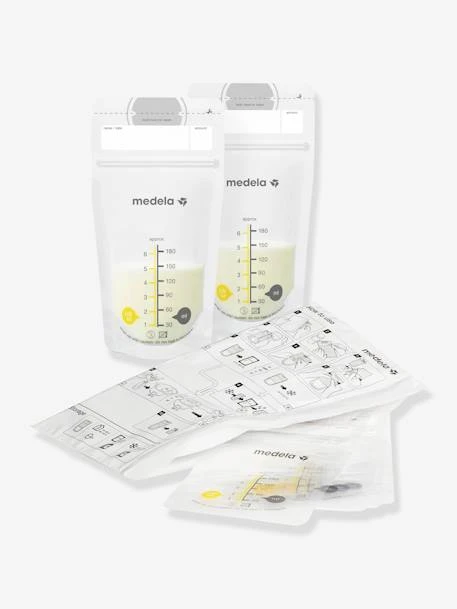 Boîte De 25 Sachets De Conservation Pour Lait Maternel Pump & Save MEDELA Transparent - Medela 3 Boîte De 25 Sachets De Conservation Pour Lait Maternel Pump & Save MEDELA Transparent - Medela – Image 3