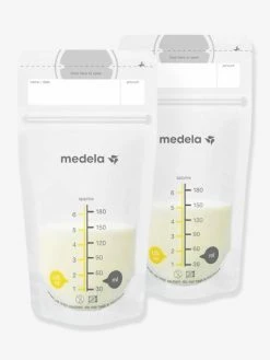 Boîte De 25 Sachets De Conservation Pour Lait Maternel Pump & Save MEDELA Transparent - Medela