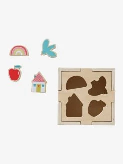 Boite Des Formes à Encastrer CROQUE LA VIE En Bois FSC® Rouge - Vertbaudet -Boutique Ergobaby boite des formes a encastrer croque la vie en bois fsc 5