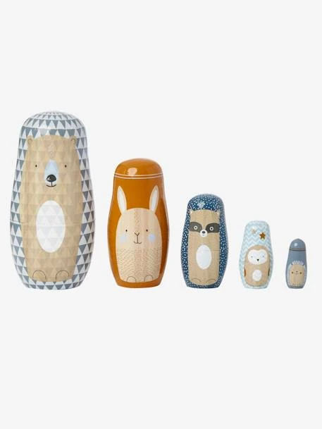 Boites Gigognes Animaux En Bois Multicolore - Vertbaudet 1 Boites Gigognes Animaux En Bois Multicolore - Vertbaudet