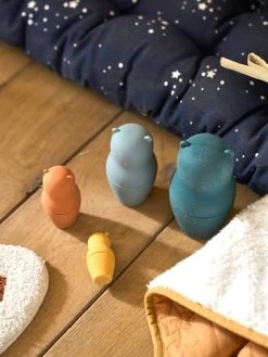 Boites Gigognes Ours En Silicone Multicolor - Vertbaudet -Boutique Ergobaby boites gigognes ours en silicone 3
