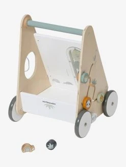 Chariot De Marche Avec Freins HANOÏ En Bois FSC® Multicolore - Vertbaudet -Boutique Ergobaby chariot de marche avec freins hanoi en bois fsc 5