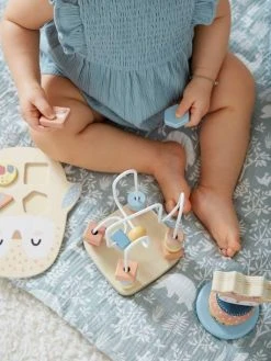 Coffret 3 Jeux D'éveil Les Amis De La Forêt En Bois FSC® Beige - Vertbaudet -Boutique Ergobaby coffret 3 jeux deveil les amis de la foret en bois fsc 2