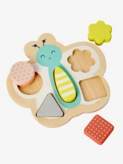 Coffret De 3 Jeux D'éveil En Bois FSC® Multicolore - Vertbaudet -Boutique Ergobaby coffret de 3 jeux deveil en bois fsc 3