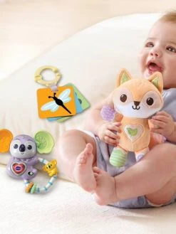 Coffret Naissance - Premières Découvertes - VTECH Multicolore - Toutes Les Marques -Boutique Ergobaby coffret naissance premieres decouvertes vtech 2