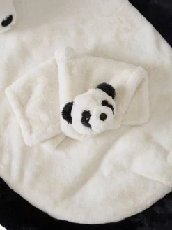 Coffret Tapis De Jeu + Doudou Panda. Noir - Vertbaudet -Boutique Ergobaby coffret tapis de jeu doudou panda 3
