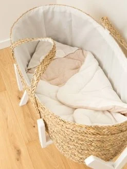 Couffin Bébé CHILDHOME Moise Jonc De Mer Naturel/écru - Childhome -Boutique Ergobaby couffin bebe childhome moise jonc de mer 2