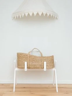 Couffin Bébé CHILDHOME Moise Jonc De Mer Naturel/écru - Childhome -Boutique Ergobaby couffin bebe childhome moise jonc de mer 3