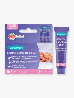 Crème D’allaitement HPA Lanoline LANSINOH, 3 Tubes De 7 Ml Blanc - Lansinoh -Boutique Ergobaby creme dallaitement hpa lanoline lansinoh 3 tubes de 7 ml 2