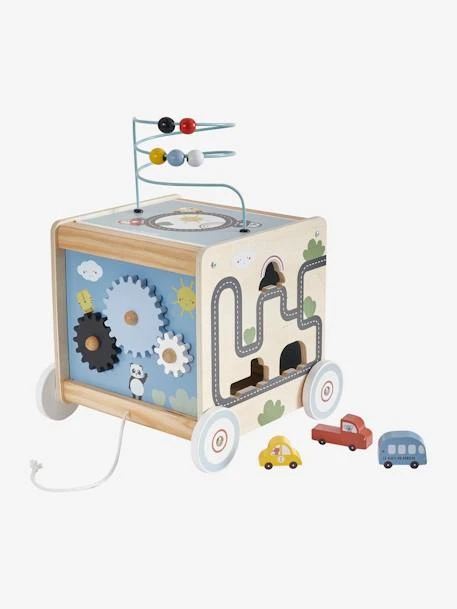 Cube D'activités à Tirer EN VOITURE SIMON En Bois FSC® Multicolore - Vertbaudet 5 Cube D'activités à Tirer EN VOITURE SIMON En Bois FSC® Multicolore - Vertbaudet – Image 5