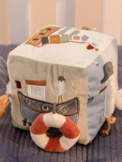 Cube D'Éveil Mouette Sailors Bay - LITTLE DUTCH Bleu Grisé - Little Dutch -Boutique Ergobaby cube deveil mouette sailors bay little dutch 2