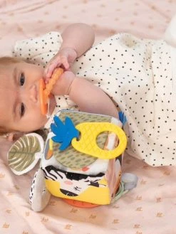 Cube D'Éveil Savane - TAF TOYS Orange - Taf Toys -Boutique Ergobaby cube deveil savane taf toys 2