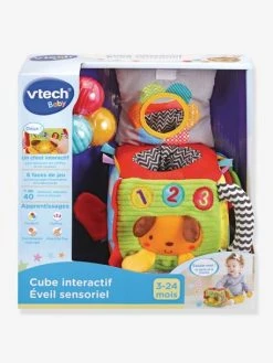 Cube Interactif éveil Sensoriel VTECH Multicolore - Toutes Les Marques -Boutique Ergobaby cube interactif eveil sensoriel vtech 2