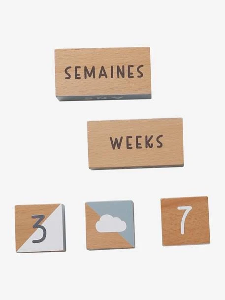 Cubes De L'âge Spécial Photos En Bois FSC® Multicolore - Vertbaudet 5 Cubes De L'âge Spécial Photos En Bois FSC® Multicolore - Vertbaudet – Image 5