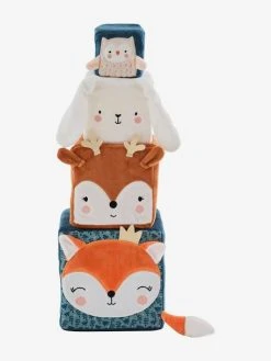 Cubes En Tissu Forêt Enchantée Vert - Vertbaudet