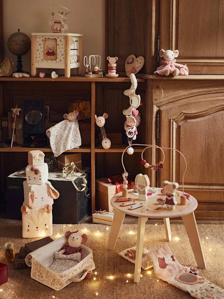 Cubes En Tissu GRENIER Beige - Vertbaudet 2 Cubes En Tissu GRENIER Beige - Vertbaudet – Image 2