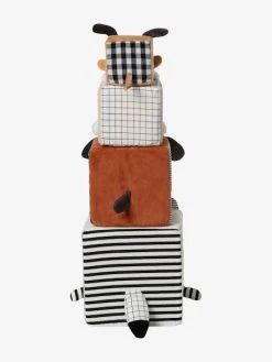 Cubes En Tissu MES PETITS JOUETS Multicolore - Vertbaudet -Boutique Ergobaby cubes en tissu mes petits jouets 5