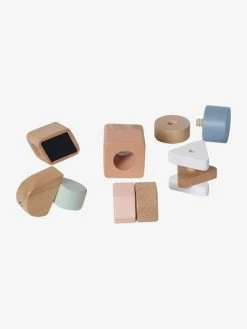 Cubes Sensoriels En Bois FSC® Multicolore - Vertbaudet -Boutique Ergobaby cubes sensoriels en bois fsc 3