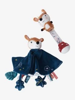 Doudou + Bâton De Pluie Forêt Enchantée Multicolore - Vertbaudet -Boutique Ergobaby doudou baton de pluie foret enchantee 2