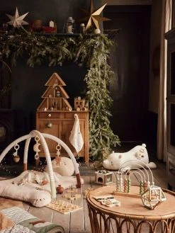 Doudou Carré + Hochet GREEN FOREST Multicolore - Vertbaudet -Boutique Ergobaby doudou carre hochet green forest 4