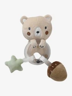 Doudou Carré + Hochet GREEN FOREST Multicolore - Vertbaudet -Boutique Ergobaby doudou carre hochet green forest 5