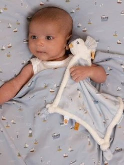 Doudou Carré Mouette - Sailors Bay - LITTLE DUTCH Bleu Grisé - Little Dutch 6 Doudou Carré Mouette - Sailors Bay - LITTLE DUTCH Bleu Grisé - Little Dutch -Boutique Ergobaby doudou carre mouette sailors bay little dutch 2