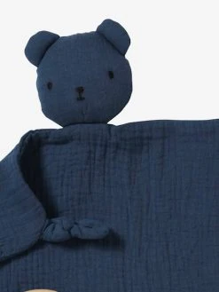 Doudou En Gaze De Coton + Hochet Rond Vert - Vertbaudet -Boutique Ergobaby doudou en gaze de coton hochet rond 2