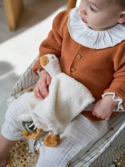 Doudou Little Goose - LITTLE DUTCH Blanc - Little Dutch -Boutique Ergobaby doudou little goose little dutch 3
