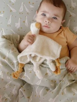 Doudou Little Goose - LITTLE DUTCH Blanc - Little Dutch -Boutique Ergobaby doudou little goose little dutch 4
