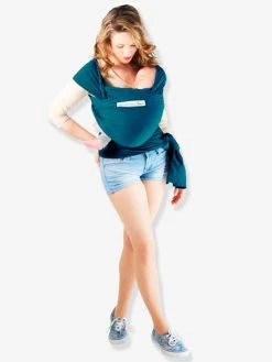 Echarpe De Portage Basic Bio LOVE RADIUS Bleu Rétro - Love Radius JPMB -Boutique Ergobaby echarpe de portage basic bio love radius 3