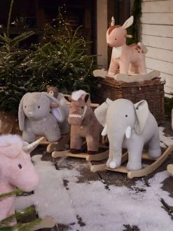 Faon à Bascule En Bois FSC® Multicolore - Vertbaudet -Boutique Ergobaby faon a bascule en bois fsc 2