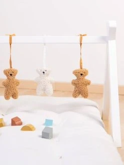 Figurines Pour Arche D'éveil - CHILDHOME Marron - Childhome 9 Figurines Pour Arche D'éveil - CHILDHOME Marron - Childhome -Boutique Ergobaby figurines pour arche deveil childhome 3