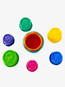 Gobelets De Bain En Plastique à Empiler Multicolore - Vertbaudet -Boutique Ergobaby gobelets de bain en plastique a empiler 3