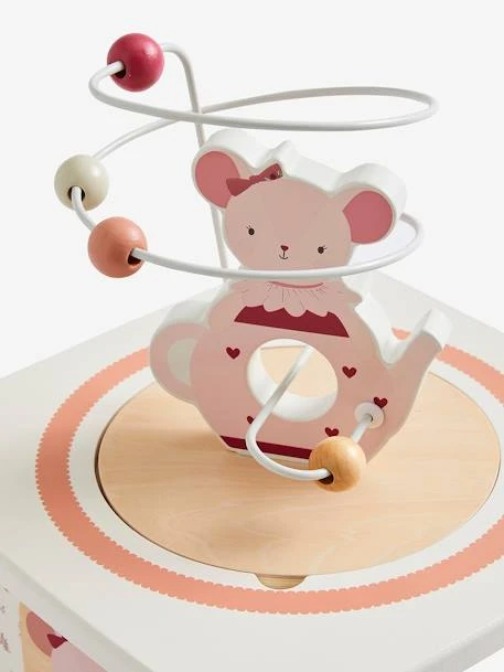 Grand Cube D'activités GRENIER En Bois FSC® Blanc - Vertbaudet 4 Grand Cube D'activités GRENIER En Bois FSC® Blanc - Vertbaudet – Image 4