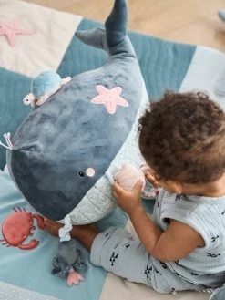 Grande Peluche D'activités SOUS L'OCÉAN Gris - Vertbaudet 7 Grande Peluche D'activités SOUS L'OCÉAN Gris - Vertbaudet -Boutique Ergobaby grande peluche dactivites sous locean 3