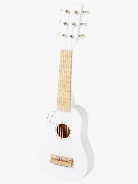 Guitare En Bois FSC® Blanc - Vertbaudet 1 Guitare En Bois FSC® Blanc - Vertbaudet