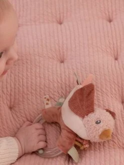 Hochet Oiseau Flowers - LITTLE DUTCH Rose Pâle - Little Dutch -Boutique Ergobaby hochet oiseau flowers little dutch 2