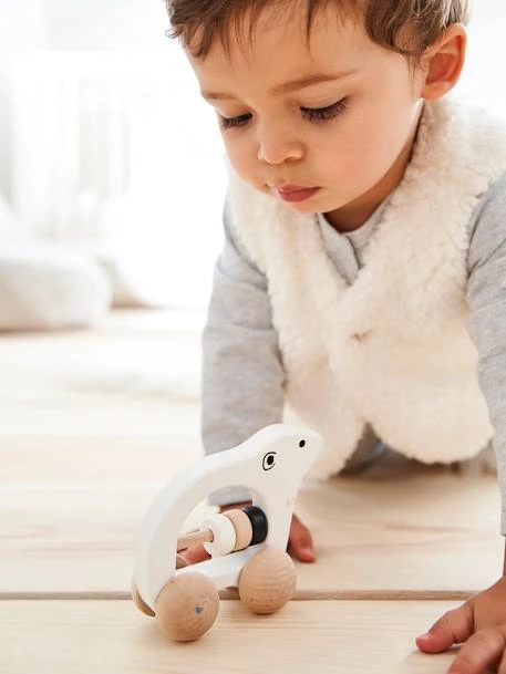 Hochet Ourson En Bois FSC® Blanc - Vertbaudet 3 Hochet Ourson En Bois FSC® Blanc - Vertbaudet – Image 3