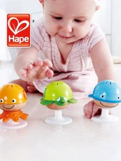 Hochets Animaux Marins HAPE Multicolore - Hape -Boutique Ergobaby hochets animaux marins hape 5