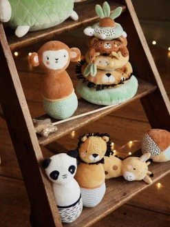 Jeu De Quilles En Tissu TANZANIE Multicolore - Vertbaudet -Boutique Ergobaby jeu de quilles en tissu tanzanie 4