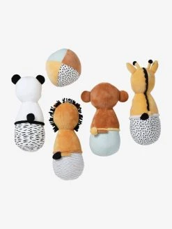 Jeu De Quilles En Tissu TANZANIE Multicolore - Vertbaudet -Boutique Ergobaby jeu de quilles en tissu tanzanie 5