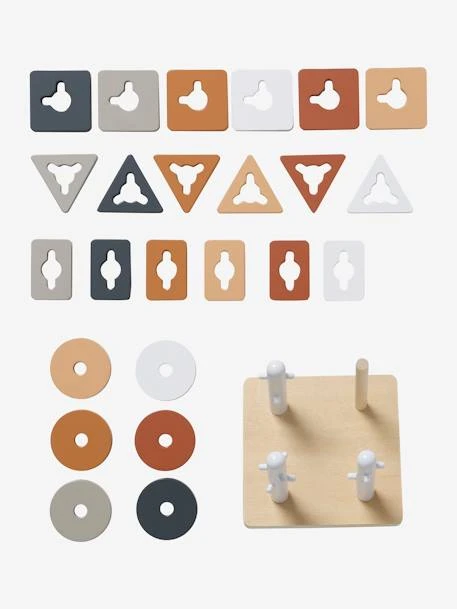 Jeu Des Formes à Empiler En Bois FSC® Multicolore - Petits Jouets - Vertbaudet 4 Jeu Des Formes à Empiler En Bois FSC® Multicolore - Petits Jouets - Vertbaudet – Image 4